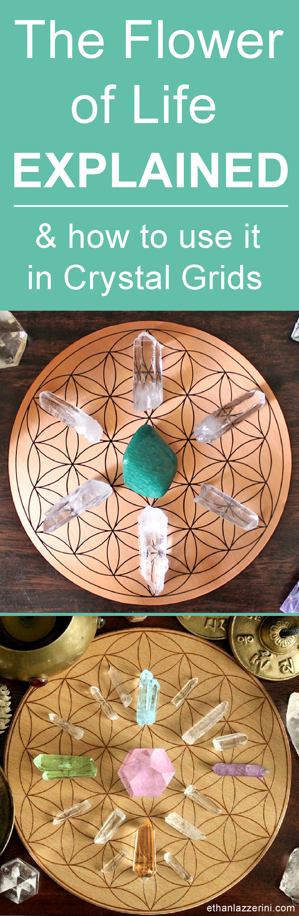 Flower Of Life Crystal Grid Meaning - Free Crystal Grid Template ...